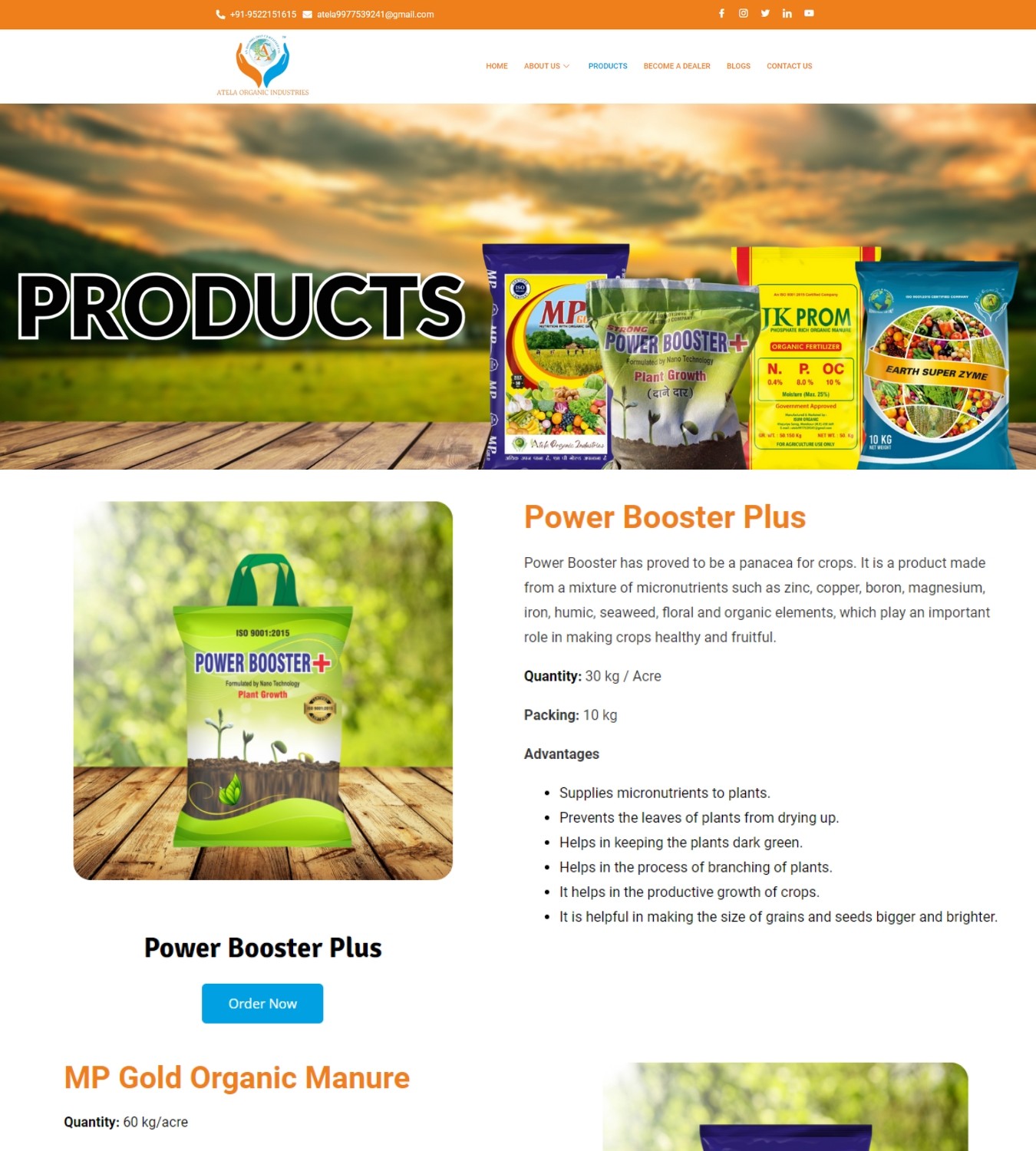 Atela Organic Industry