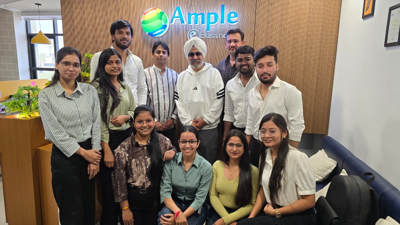 Ample eBusiness UK Director’s Visit to Indore Office 2K26