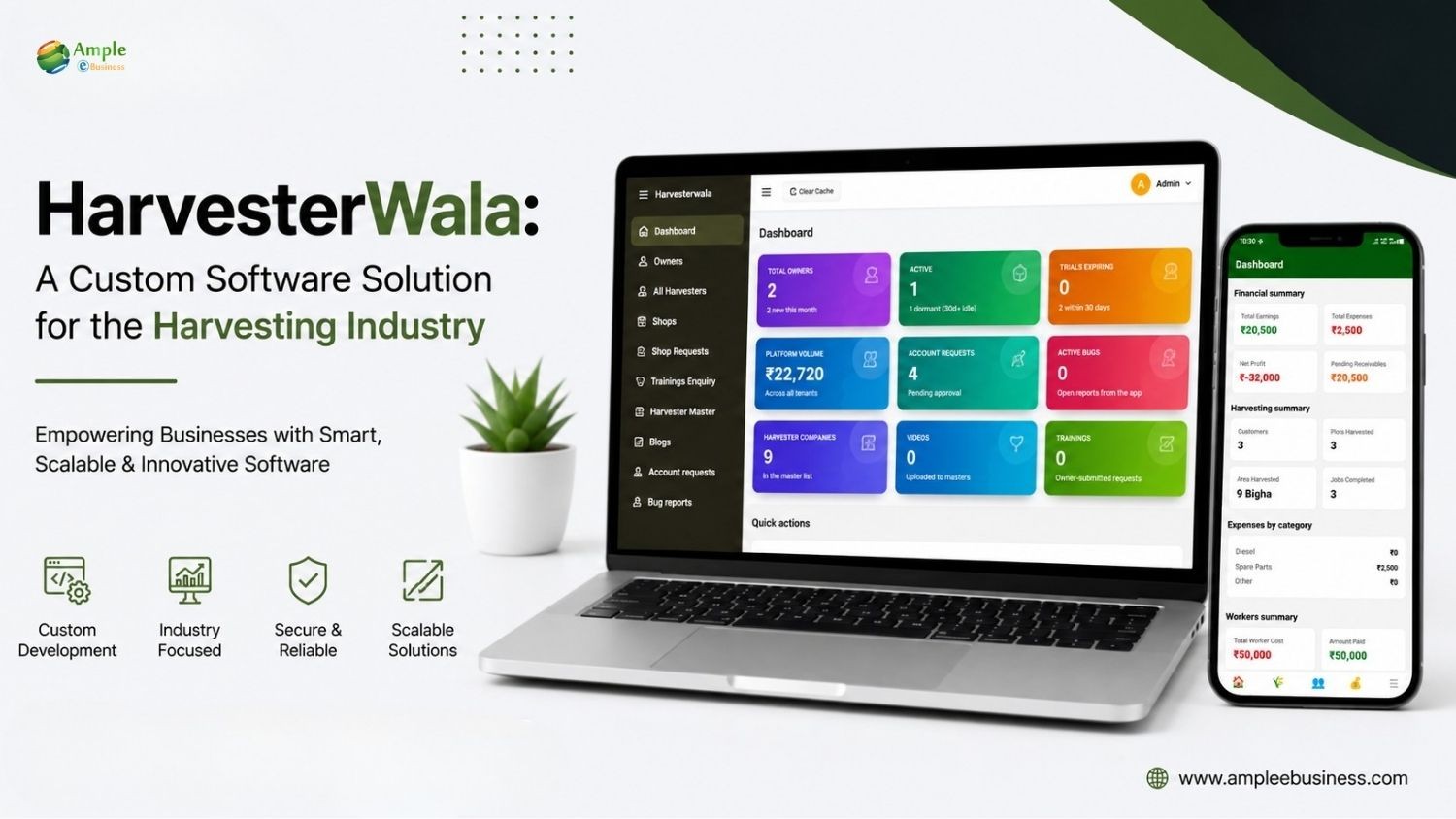 HarvesterWala: A Custom Software Solution for the Harvesting Industry