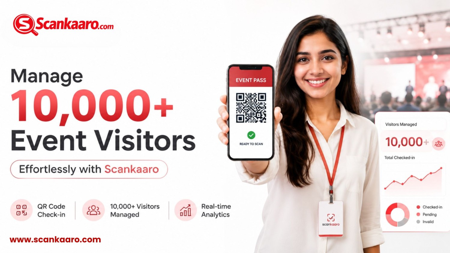 How to Manage 10,000+ Event Visitors Effortlessly with a QR Code Visitor Management System