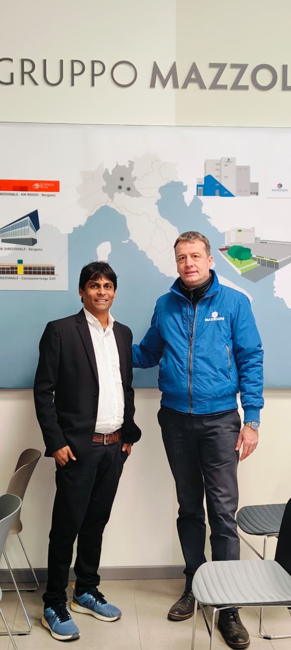 Business Meeting with Gruppo Mazzoleni Cremona, Italy