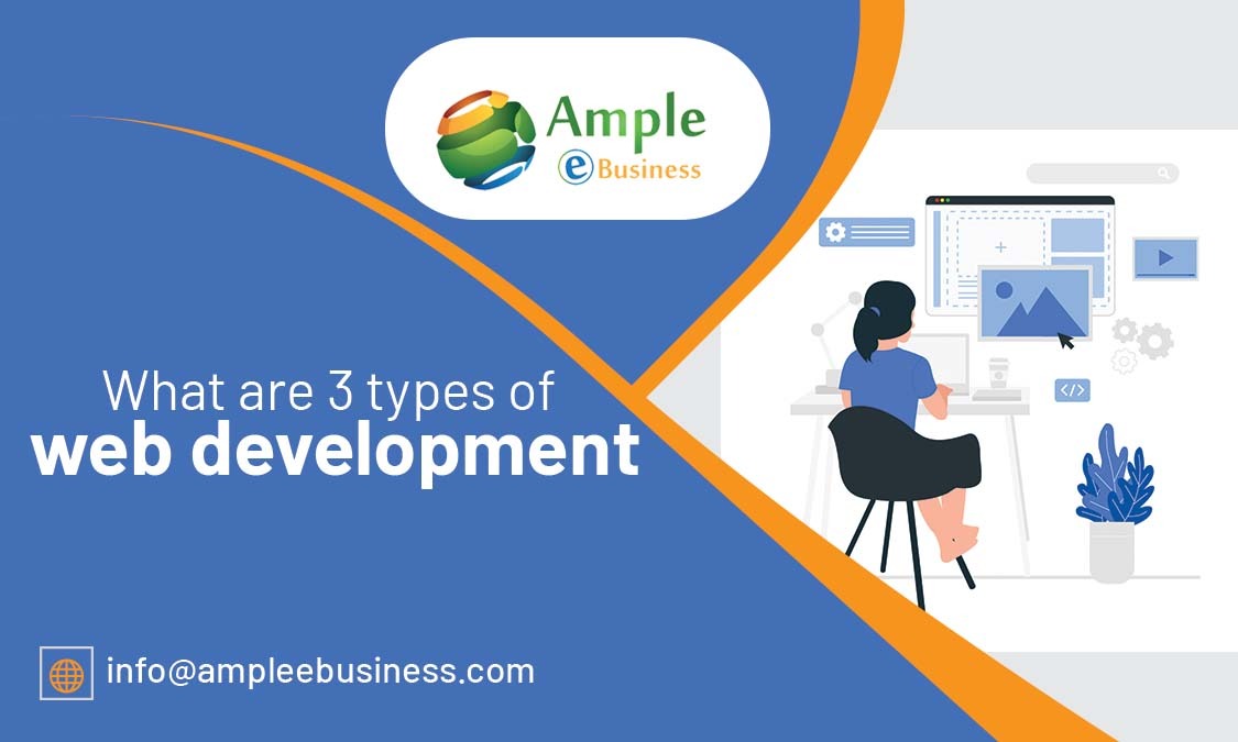 What are the three types of web development