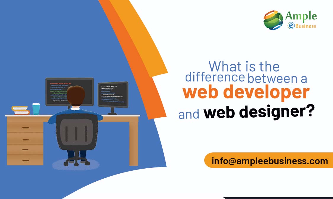 What is the difference between a web developer and a web designer